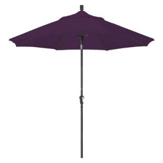 9 Aluminum Auto Tilt Crank Patio Umbrella   Purple Pacifica
