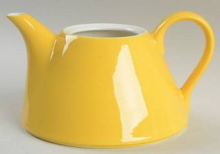 Pagnossin Spa Bright Yellow Teapot No Lid, Fine China Dinnerware   Treviso,Yello