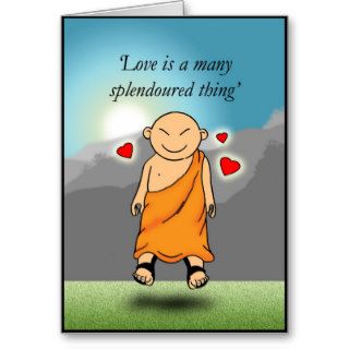 Love is a many splendoured thing greeting cards