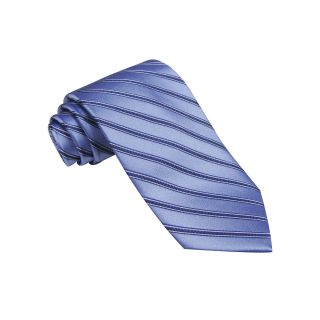 Stafford Serenity Stripe Silk Tie, Blue, Mens
