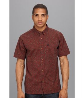 Brixton Cadet S/S Woven Mens Short Sleeve Button Up (Red)