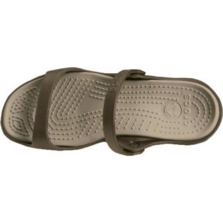 Women's Crocs Cleo Chocolate/Khaki Crocs Sandals