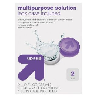 Up & Up UP MULTISOL 2PK 12FLOZ PURPOSE(24)