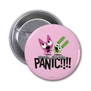 Panic Pinback Button