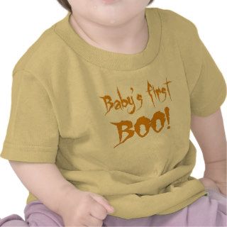 Baby's First Boo   yellow bebe shirt