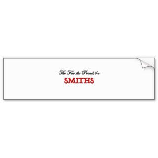The Few The Proud The SMITHS Bumper Sticker