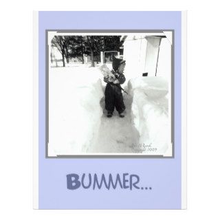 Bummer Boy with Snow Shovel Flyer
