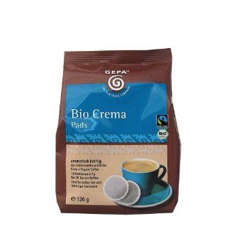 GEPA Bio Crema Pads, 18 Stück, 5er Pack (5 x 126 g Packung) Lebensmittel & Getränke