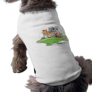 George Jetson Family In Astro Car 1 Doggie T shirt