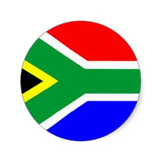 South Africa flag Round Sticker