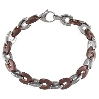 Chocolate Stainless Steel Bracelet Men's Bracelets