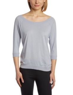 ESPRIT SPORTS Damen T Shirt 122ES1K018, Gr. 38 (M), Grau (marble grey 055) Bekleidung