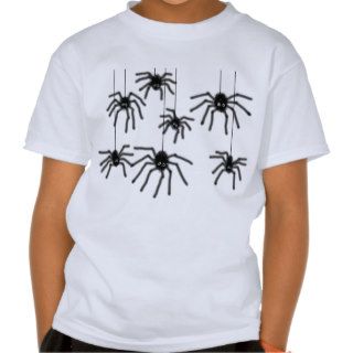 Hairy Cartoon Spiders Kids T Shirt