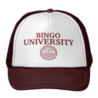 Bingo T Shirt Maroon Red Hats