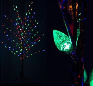 Lichterbaum Leuchtzweig Dekobaum Lichterkette Weintrauben 126 LED 150 cm bunt Beleuchtung