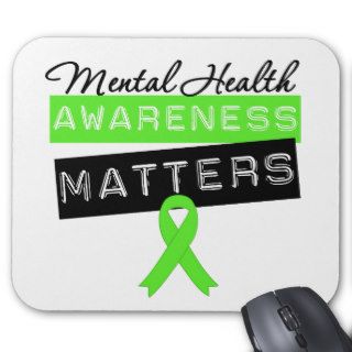 Mental Health Awareness Matters Mousepad