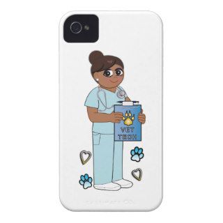 Veterinary Technician Appreciation Hearts and Paws iPhone 4 Case Mate Case