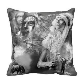 Black &White   Freedom and Justice for All, When? Throw Pillows