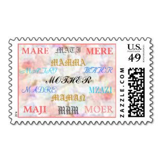Mother In Any Language Means Love Postage Stamp