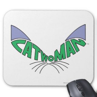 Catwoman Logo Green Mousepads