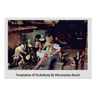 Temptation Of St.Anthony By Hieronymus Bosch Poster