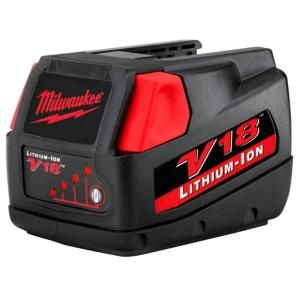 Milwaukee V18 Lithium Ion Battery for Select Milwaukee V18 Tools 48 11 1803 48 11 1830
