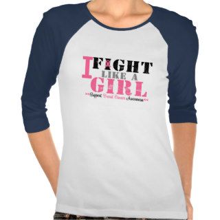 Breast Cancer I FIGHT LIKE A GIRL Tee Shirts