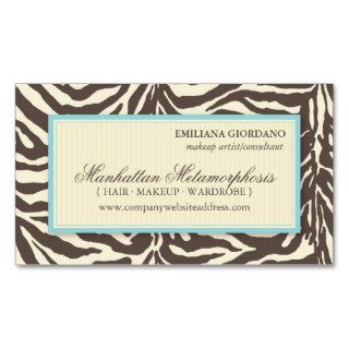Zebra Chic Appointment Business Cards