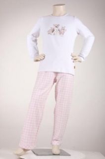 Steiff Schlafanzug Größe 152 in rosa/weiß Bekleidung