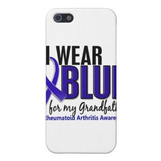 I Wear Blue Grandfather Rheumatoid Arthritis RA iPhone 5 Cases