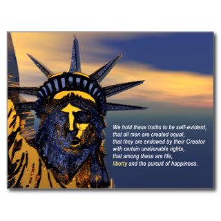 Unalienable Rights Post Card