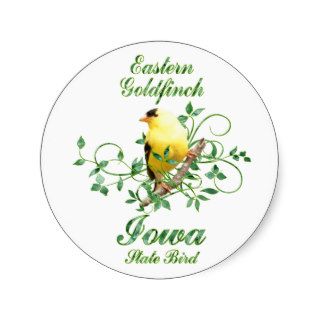 Goldfinch Iowa State Bird Stickers