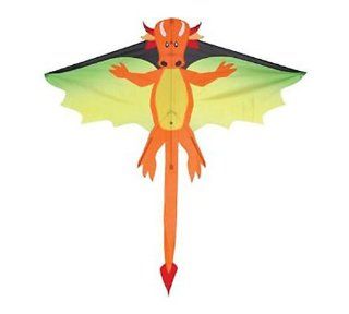 Large Easy Flyer Kite Drachen " Orange Dragon " Kinderdrachen 163 x 91cm Spielzeug