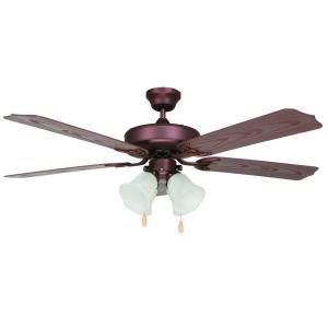 Yosemite Home Decor Patterson 52 in. Outdoor Oil Rubbed Bronze Ceiling Fan with 4 Light DISCONTINUED PATTERSON ORB 4