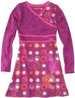 Desigual Mädchen Kleid, 37V3077 Violett (purple potion 3070), 128 (7/8 Jahre) Bekleidung