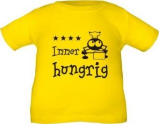 Kinder T Shirt Immer hungrig / Größe 60   164 in 10 Farben Bekleidung
