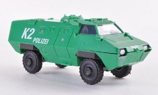 Thyssen 4 TM 170, Bereitschaftspolizei Köln , Modellauto, Fertigmodell, Rietze 187 Spielzeug