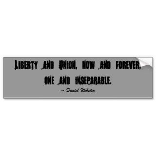 Daniel Webster Bumper Sticker