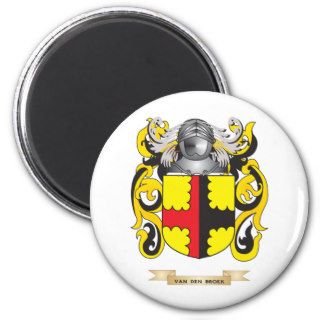 Van Den Broek Family Crest (Coat of Arms) Fridge Magnet