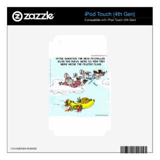 Geeks Above Fruited Plane Funny Decals For iPod Touch 4G