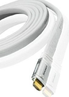 Oehlbach XXL Made in White High Speed HDMI Kabel 0,7m Elektronik