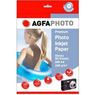 AgfaPhoto Photo Papier, A4, 240 gram, 50 Blatt AgfaPhoto Bürobedarf & Schreibwaren