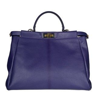 Fendi 'Peekaboo' Medium Leather Tote Bag Fendi Designer Handbags