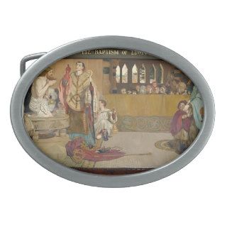 Ford Brown Cartoon for the Baptism of Edwin Belt Buckles