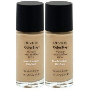Revlon Colorstay Make Up   combination/Oily Skin 180 Sand Beige (2 Pack) Parfümerie & Kosmetik