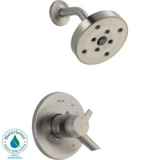 Delta Compel Single Handle 1 Spray Shower Faucet Trim in Stainless (Valve not included) T17261 SS