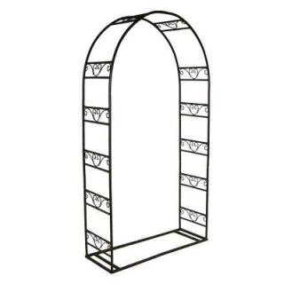 Oakland Living 88 in. x 48 in. Single Arbor with Base 5007 HB