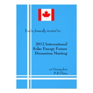 International, professional business meeting invitations