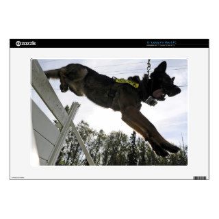 German Shepherd Police Dog Training Skins For 15" Laptops
