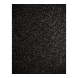 Black Leather Texture Background Letterhead Design